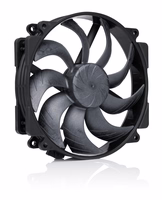 NF-A14x25r G2 PWM chromax.melns - Next-gen round 140mm fan (melns)