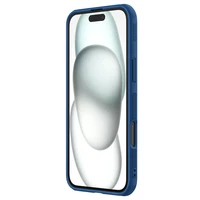 Nillkin Super Frosted Shield Pro viedtālruņa apvalks iPhone 16 - zils