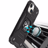 Wozinsky Ring Armor viedtālruņa apvalks iPhone 15 Plus - zils