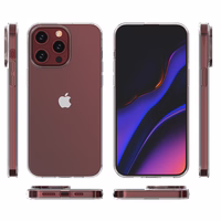 iPhone 15 Pro Max apvalks no Ultra Clear sērijas caurspīdīgā krāsā