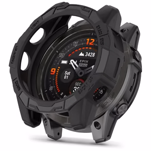 Tech-Protect Defense Air apvalks Garmin Fenix 7 / 7 Pro - melns