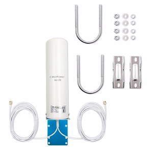 Qoltec 57044 4G LTE DUAL visvirzienu āra antena, 5 dBi