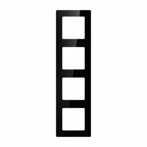Četrkāršs rāmja kontaktligzda Avatto N-TS10-Frame-B4 (melns)