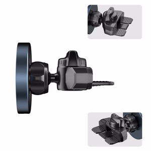Tech-Protect mm15W-V5 magnētiskais MagSafe auto turētājs ventilācijai/CD slotam melns