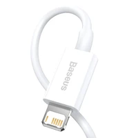 Baseus Superior USB - Lightning kabelis 2.4A 0.25 m balts (CALYS-02)