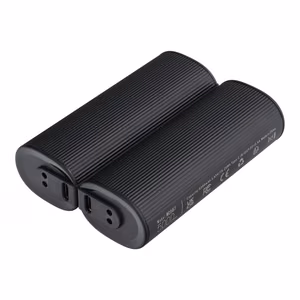 Внешний аккумулятор Veger W0587 2,4A 2 шт 2 x 5000 mAh с грелкой для рук чёрный с серебряным