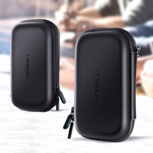 Ugreen 40707 storage drive case Pouch case EVA (Ethylene Vinyl Acetate) melns