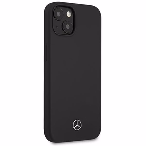 Mercedes Silikona Līnija Apvalks iPhone 13 mini - Melns
