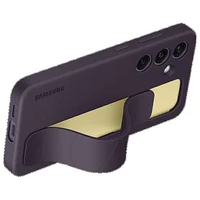 Samsung Standing Grip viedtālruņa apvalks Samsung Galaxy S24 Plus tumši violets