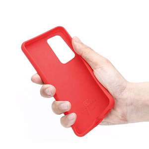 Crong Color Cover vāciņš ierīcei Huawei P40, sarkans