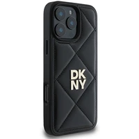 DKNY putuots Stack logotips iPhone 16 Pro apvalks melns