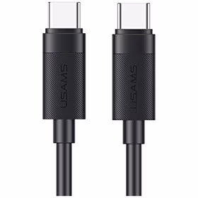 Kabelis USAMS U94 60W USB-C uz USB-C 1m melns