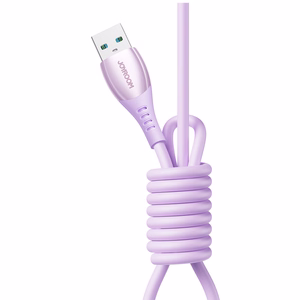 Joyroom S-A59 Vibrant Series 3A USB-A - Lightning kabelis 1.2m - violets