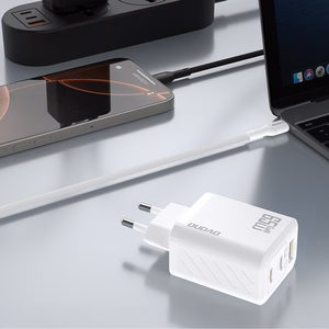 Dudao A29 65W GaN Wall Charger 2 x USB-C + 1 x USB-A - White