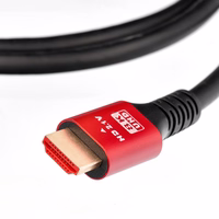 Kabelis HDMI 2.1 8K 60 Hz / 4K 120 Hz – ar ļoti augstu ātrumu, HDR, eARC, VRR, 48Gbps, 5 m, melns