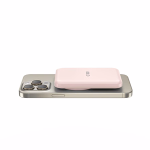 Tech-Protect LifeMag PB10 внешний аккумулятор с MagSafe 5000mAh 15W порт USB-C - розовый + кабель USB-C