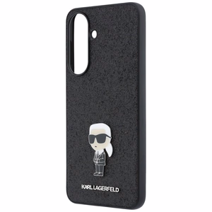 Karl Lagerfeld vāks Samsung A57 (Fixed Glitter Ikonik Logo Metal Pin) melns