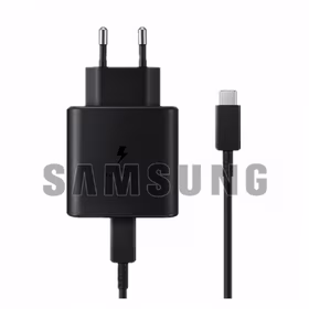 Lādētājs Samsung EP-TA845 Melns 45W (No Package) + Type-C kabelis / 100% Genuine /