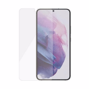 PanzerGlass E2E Microfracture antibakteriālais stikls Samsung Galaxy S22 - ar melnu rāmi