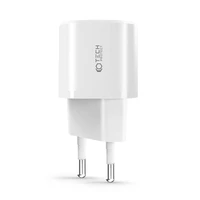 Tech-Protect C20W mini lādētājs USB-C PD 20W / USB-A QC 3.0 - melns