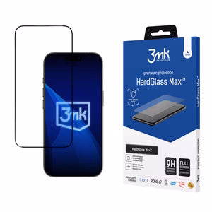 Усиленное закалённое стекло 3mk HardGlass Max Black для iPhone 17 Air