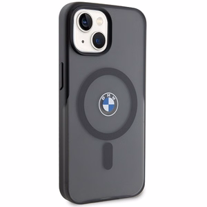 BMW IML Signature MagSafe apvalks iPhone 15 Plus / 14 Plus - melns
