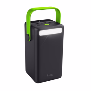 Trust Redoh XXL - 50 000 mAh portatīvais lādētājs (melns, zaļš)