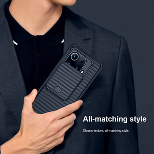 Viedtālruņa apvalks Nillkin CamShield Pro PC+TPU Xiaomi Mi 11 Pro melns