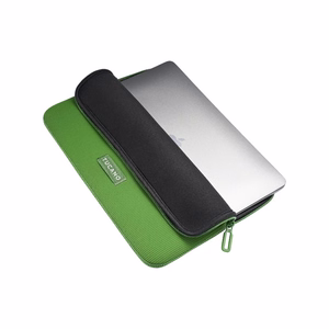 Tucano Colore2 neoprēna klēpjdatora apvalks 13 collu MacBook Air (M5/M4/M3/M2/M1, 2026–2018), 13 collu MacBook Pro un 12 collu klēpjdatoriem, zaļš