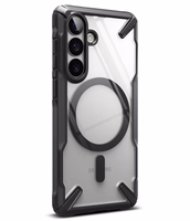 Ringke Fusion X Magnetic MagSafe Maciņš for Samsung Galaxy S26 - Clear melns