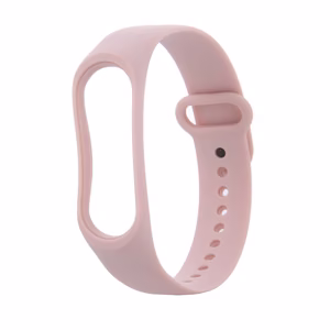 Silikona siksna Xiaomi Mi Band 5 / 6 pudros rozā