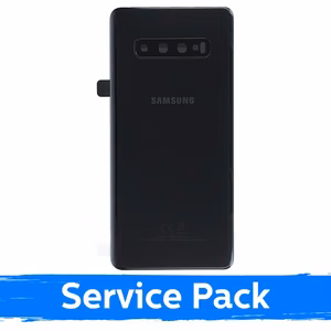 Aizmugurējais vāciņš Saderīgs ar Samsung G975 S10 Plus / Prism Melns / 100% original (Service Pack)