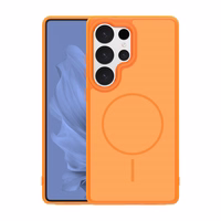 Frame Thin Mag maciņš for Samsung Galaxy S25 Ultra oranžs