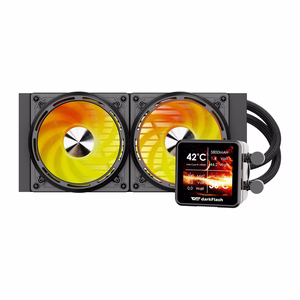 CPU water cooling DE240 (melns)