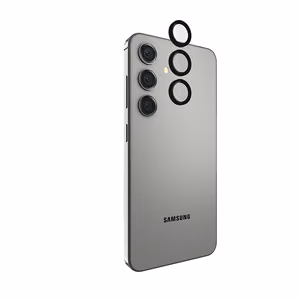 Защитное стекло Case-Mate Aluminum Ring Lens Protector для объективов камеры Samsung Galaxy S24, чёрное
