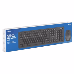 Savio KB-03 keyboard Mouse included Home/Office USB QWERTY US English melns