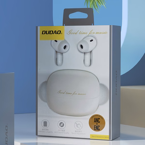 Dudao U21 TWS ANC ENC Bluetooth bezvadu austiņas - baltas