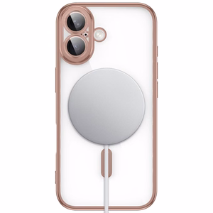 Tech-Protect MagFlex maciņš, paredzēts iPhone 17, caurspīdīgs rozā