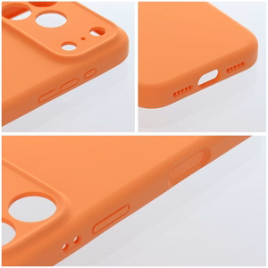 Maciņš iPhone 17 Pro Max / 18 Pro Max (zema kameras mala) Forcell F-Protect Rubber Premium, saderīgs ar MagSafe, oranžs