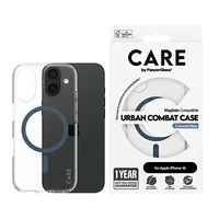 CARE by PanzerGlass Flagmanis viedtālruņa apvalks iPhone 16 6.1" zils/zils Magnētiskais 1365
