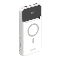 Powerbank LDNIO PQ12, 15W, 10000mah (balta)