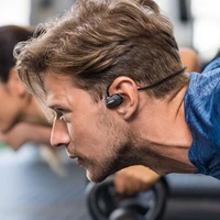 HOCO bezvadu austiņas Bluetooth ar gaisa vadīšanas tehnoloģiju ES63 - melnas