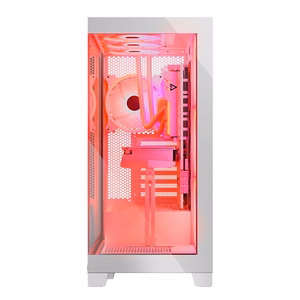 Modecom Volcano SPACE APEX ARGB MIDI Midi Tower balts datora korpuss