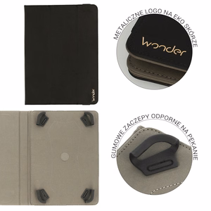 Wonder Soft planšetdatora apvalks 11 collas melns