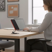 Forcell F-GRIP Fold Stand 3 360 galda turētājs - pelēks