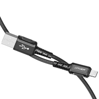 Acefast kabelis MFI USB - Lightning 1.2m, 2.4A melns (C1-02 melns)