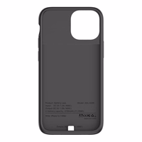 Tech-Protect PowerCase iPhone 12 mini / 13 mini ar 4700mAh portatīvo lādētāju - melna