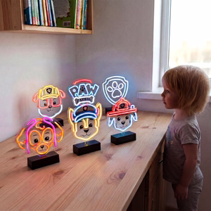Неоновый LED-светильник на подставке Paw Patrol - Skye OW-120546