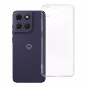 Maciņš Motorola G17 Clear Case 2 mm (kameras aizsardzība) caurspīdīgs