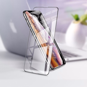 HOCO rūdīts stikls HD 5D Guardian aizsargs (komplekts 10in1) iPhone Xs / 11 Pro melns (G14)